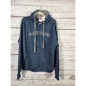Block Island Hoodie Sweatshirt NWT Unisex large Blue Souvenir Pullover
